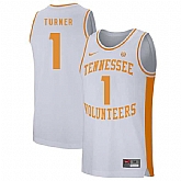 Tennessee Volunteers 1 Lamonte Turner White College Basketball Jersey Dzhi,baseball caps,new era cap wholesale,wholesale hats